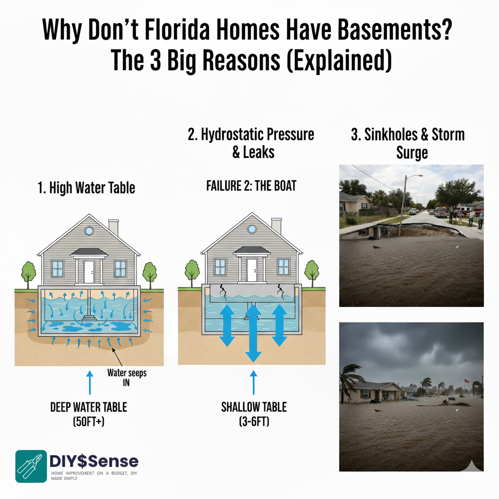 Why Don't Florida Homes Have Basements? The 3 Big Reasons (Explained)
