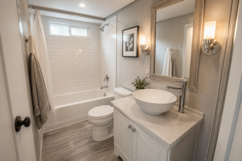 Mobile Home Bathroom Remodel on a Budget (2026): Complete Guide