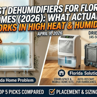 Best Dehumidifiers for Florida Homes (2026): Tested for Heat and Humidity