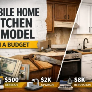 Mobile Home Kitchen Remodel on a Budget