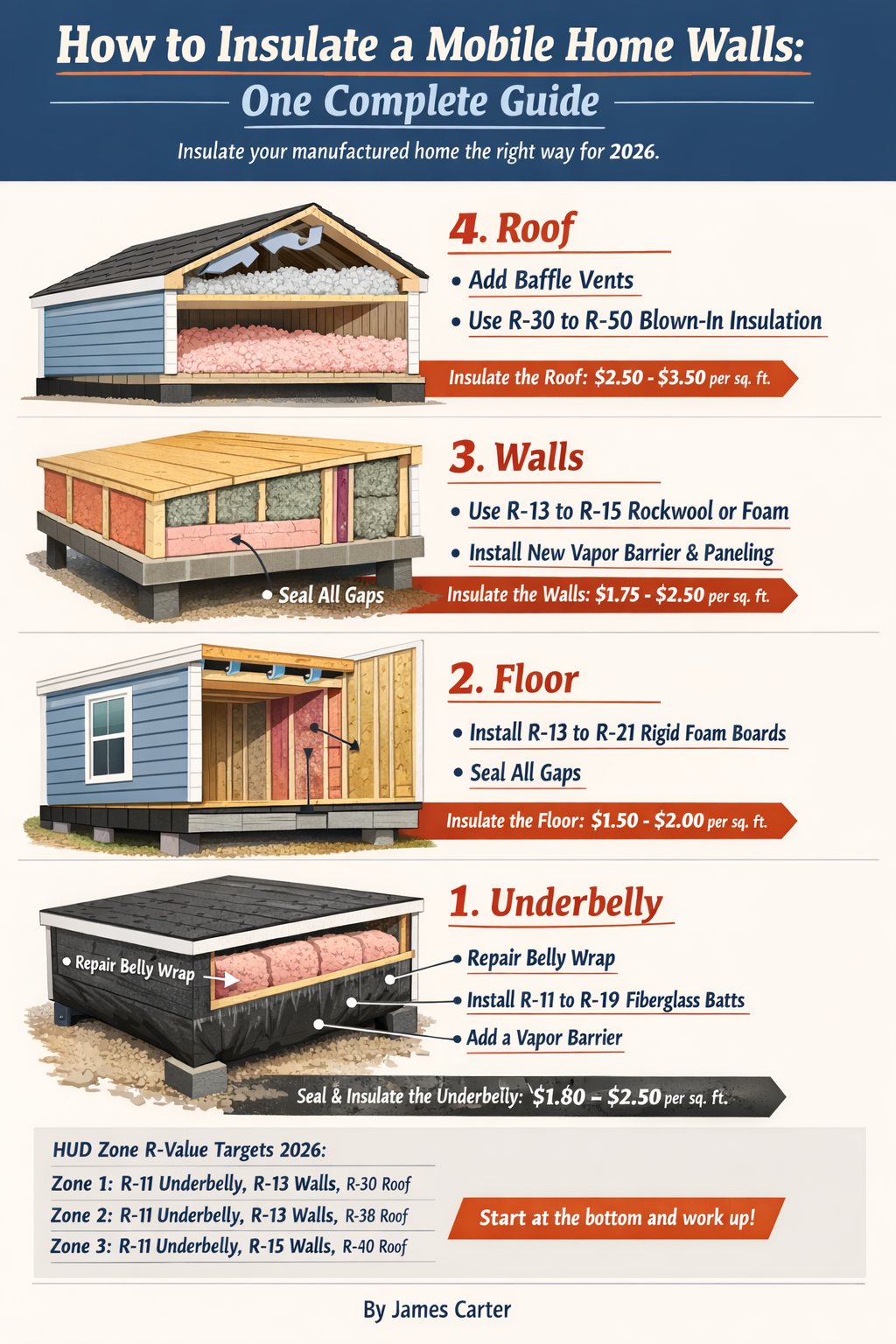 How to insulate a mobile home walls one complete guide.