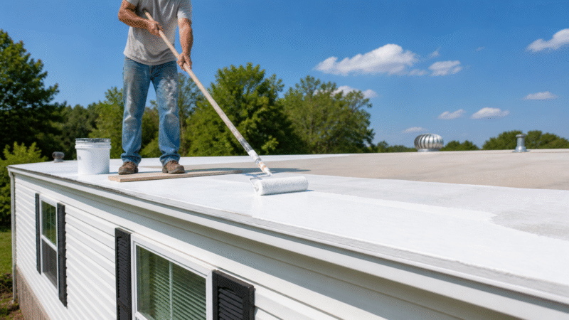 How to Repair a Mobile Home Roof: The Complete 2026 DIY Guide